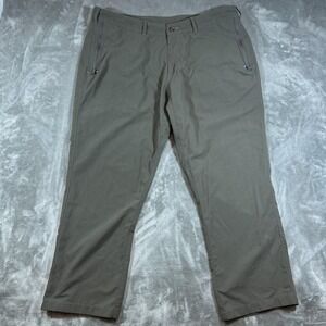 Clothing Arts Pickpocket Proof Pants Mens 38x28 Olive Green Nylon Travel Outdoor